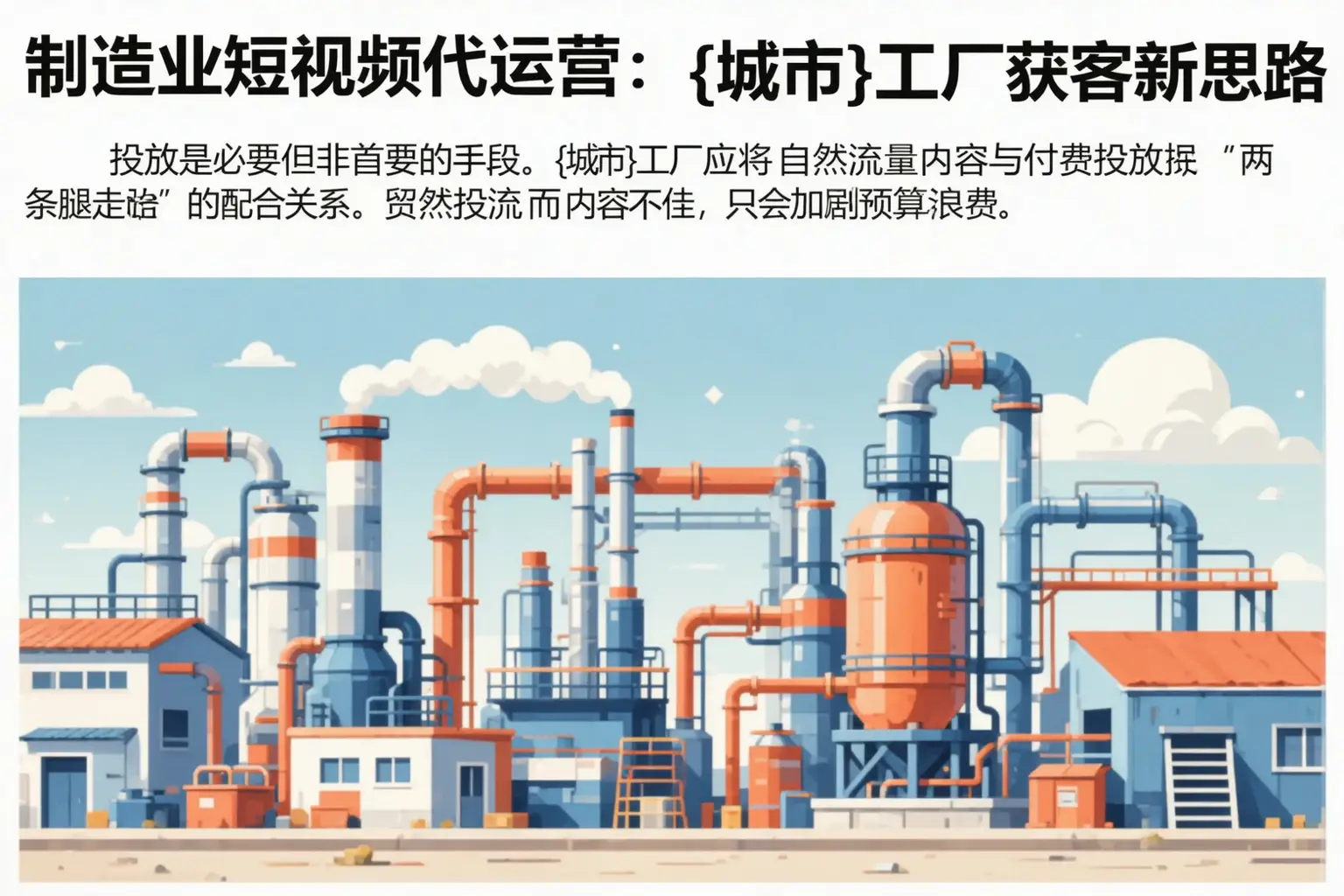 制造业短视频代运营:平潭工厂获客新思路