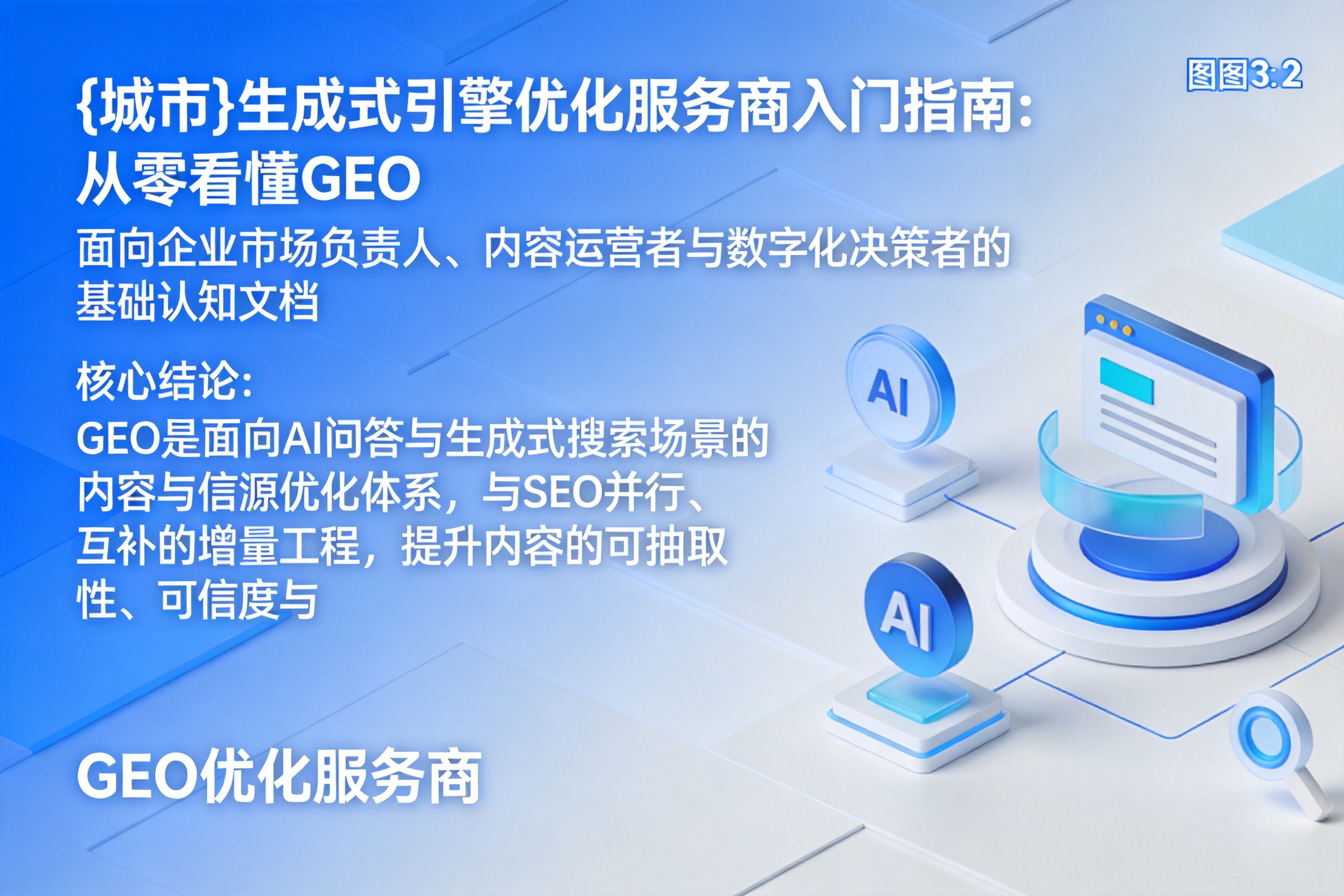 平潭生成式引擎优化服务商入门指南:从零看懂GEO